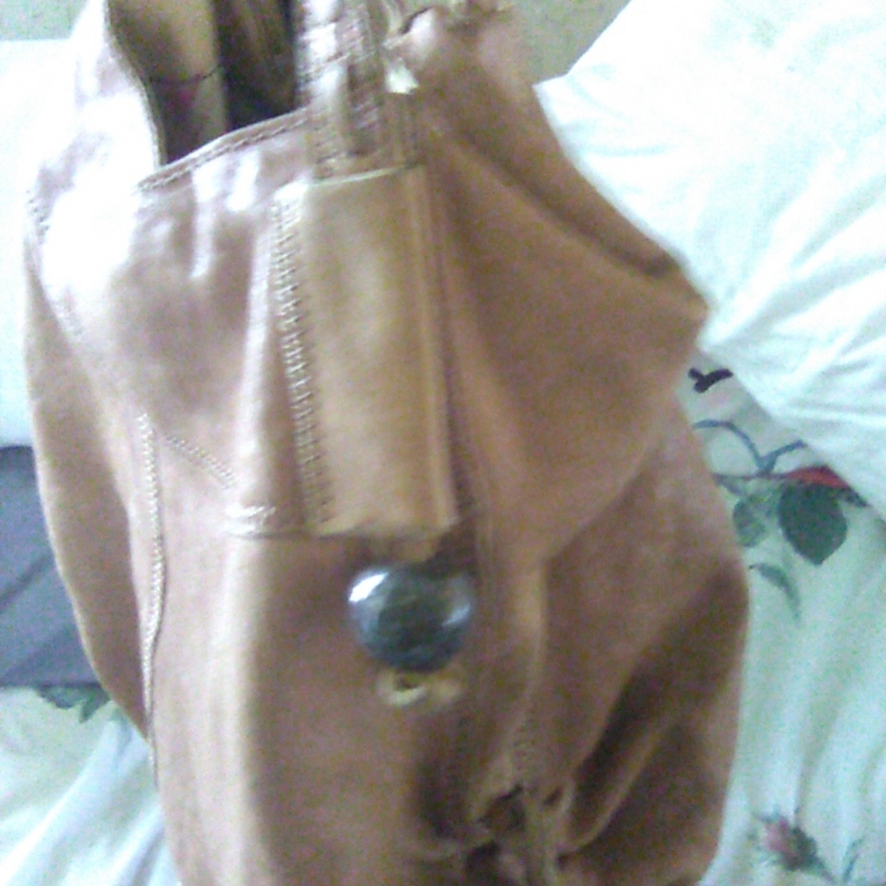 Lucky brand Italian leather shoulder bag